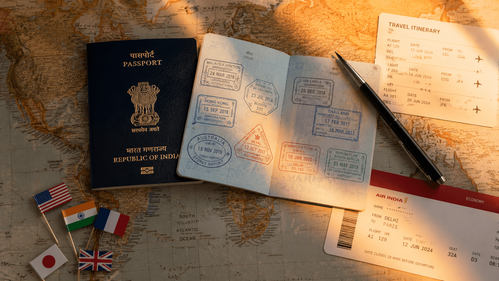 Visa-on-arrival or pre-stamped? A 2026 guide for Indian travellers